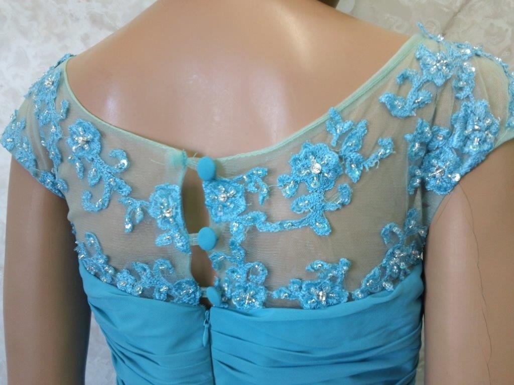 pool blue mothers dress